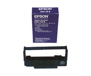 Printertilbehør blekk/toner - Epson ERC 38B - Skriverbånd Svart - ERC38B