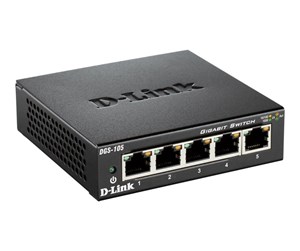 Switch/splitter - D-Link DGS 105 - switch - 5 porte - DGS-105/E