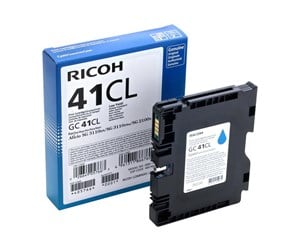 Printertilbehør blekk/toner - Ricoh GC 41CL - Blekkpatron Blå - 405766