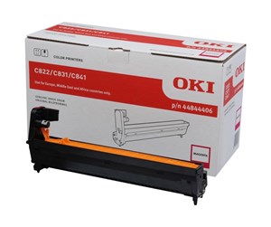 Printertilbehør blekk/toner - OKI 44844406 / C822/831/841 - Trommelsett Rød - 44844406