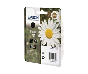 Printertilbehør blekk/toner - Epson 18 Ink Cartridge - Black - Blekkpatron Svart - C13T18014010