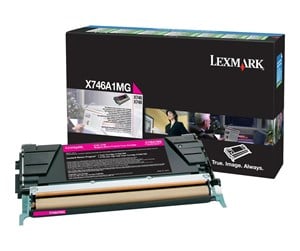 Printertilbehør blekk/toner - Lexmark X746A1MG - Magenta toner - Laser toner Rød - X746A1MG