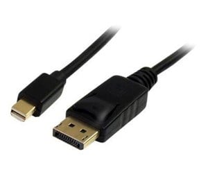 Skjermkabel - StarTech.com Mini DisplayPort to DisplayPort Adapter Cable - DisplayPort-adapter - MDP2DPMM1M