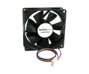 Kabinettvifte - StarTech.com 80x25mm Computer Case Fan with PWM - Kabinettvifte - 80mm - Svart - FAN8025PWM