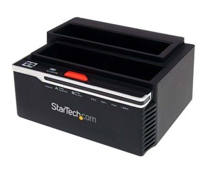 Harddisk-array - StarTech.com Hard Disk Drive Duplicator Dock - SuperSpeed USB 3.0 to SATA HDD Duplicator - SATDOC2RU3EU