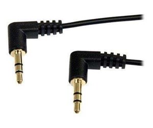 Lydkabel - StarTech.com Slim 3.5mm Right Angle Stereo Audio Cable - ljudkabel - digitalt ljud - MU6MMS2RA