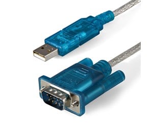 Nettverksadapter - StarTech.com USB to RS232 DB9 Serial Adapter Cable - ICUSB232SM3