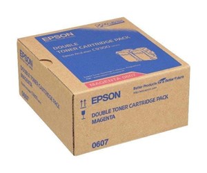 Printertilbehør blekk/toner - Epson Double Pack - Laser toner Rød - C13S050607