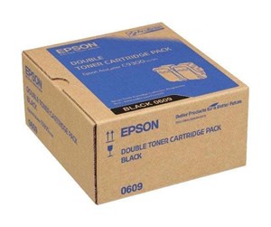 Printertilbehør blekk/toner - Epson Double Pack - Laser toner Svart - C13S050609