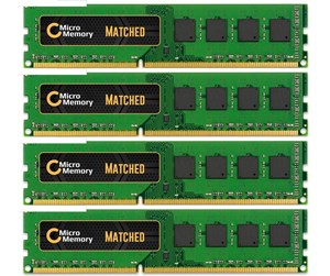 RAM - CoreParts Memory hukommelse - 16 GB : 4 x 4 GB - DIMM 240-pin - MMH8783/16GB