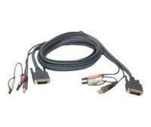 KVM-kabel - IOGEAR G2L7D03UI - tastatur- / mus- / video- / lydkabel - G2L7D03UI