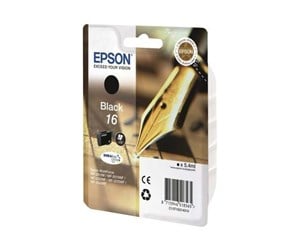 Printertilbehør blekk/toner - Epson 16 Ink Cartridge - Black - Blekkpatron Svart - C13T16214010