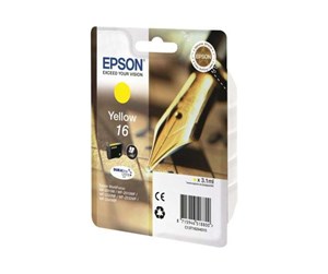 Printertilbehør blekk/toner - Epson 16 Ink Cartridge - Yellow - Blekkpatron Yellow - C13T16244010