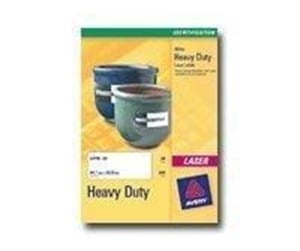 Papir, Fotopapir & Etiketter - Avery Heavy Duty Laser Labels - etiketter af polyester - L6013-20