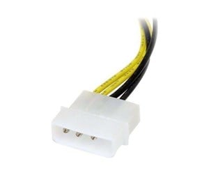 Strømkabel (intern) - StarTech.com LP4 to 8 Pin PCI Express Video Card Power Cable Adapter - strömadapter - LP4PCIEX8ADP