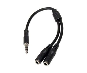 FireWire-/ThunderBolt-kabel - StarTech.com Slim Stereo Splitter Cable - ljudsplitter - MUY1MFFS