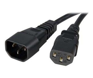 Strømkabel (ekstern) - StarTech.com Standard Computer Power Cord Extension - förlängningskabel för ström - PXT1001