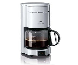 Kaffe & Espresso - Braun  Kaffeem. KF 47 plus Aromaster    wh - KF47