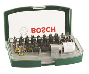 Bormaskin & Bits - Bosch 32-delers skrubits-sett med fargekoder - 2607017063