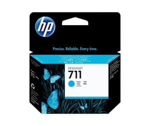 Printertilbehør blekk/toner - HP 711 / CZ130A Cyan Ink - Blekkpatron Blå - CZ130A