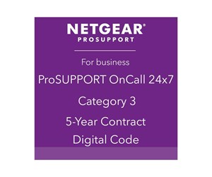 Service & Support - Netgear ProSupport OnCall 24x7 Category 3 - teknisk understøtning - PMB0353-10000S