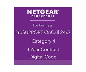 Service & Support - Netgear ProSupport OnCall 24x7 Category 4 - teknisk understøtning - PMB0334-10000S