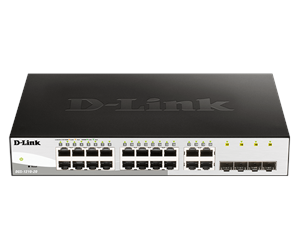 Switch/splitter - D-Link Web Smart DGS-1210-20 - switch - 16 porte - Administreret - DGS-1210-20