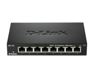 Switch/splitter - D-Link DES 108 - DES-108/E