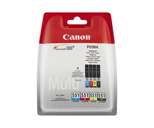 Printertilbehør blekk/toner - Canon CLI-551 / 6509B009 C/M/Y/BK Multi Pack - Blekkpatron Blå - 6509B009