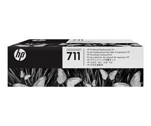 Printertilbehør blekk/toner - HP 711 / C1Q10A - Printhead (Black Cyan Yellow Magenta) - Skrivehode Blå - C1Q10A