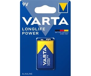 Batteri - VARTA battery high energy 9v 1-pcs - 04922121411