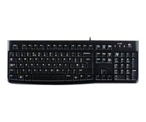 Tastatur - Logitech K120 - Tastatur - Amerikansk Engelsk - Svart - 920-002479