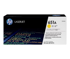 Printertilbehør blekk/toner - HP 651A / CE342A Yellow Toner - Laser toner Yellow - CE342A