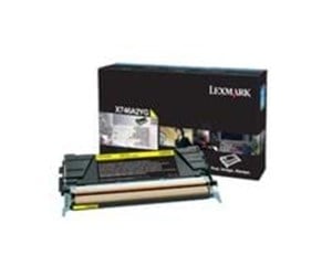 Printertilbehør blekk/toner - Lexmark X746A3YG Yellow - Laser toner Yellow - X746A3YG