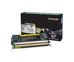 Printertilbehør blekk/toner - Lexmark X748H3YG Yellow - Laser toner Yellow - X748H3YG