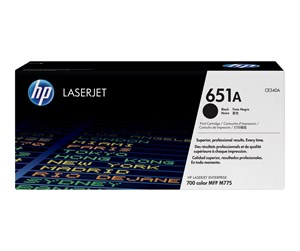 Printertilbehør blekk/toner - HP 651A / CE340A Black Toner - Laser toner Svart - CE340A