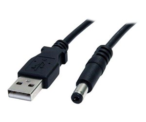 Strømkabel (intern) - StarTech.com USB to Type M Barrel 5V DC Power Cable - USB2TYPEM2M