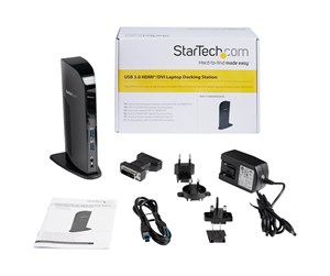 Dokkingstasjon - StarTech.com Universal USB 3.0 Laptop Docking Station - USB3SDOCKHD