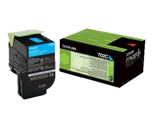 Printertilbehør blekk/toner - Lexmark 70C20C0 - Cyan Toner - Laser toner Blå - 70C20C0