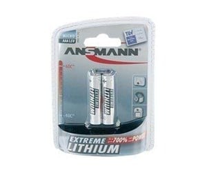 Kamerabatteri & Batterigrep - ANSMANN Extreme Lithium Micro - 5021013