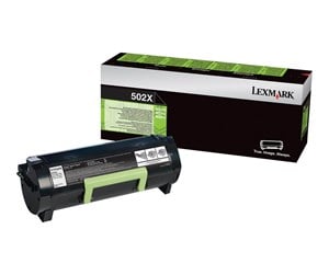 Printertilbehør blekk/toner - Lexmark 50F2X00 / 502X High Capacity Black Toner - Laser toner Svart - 50F2X00