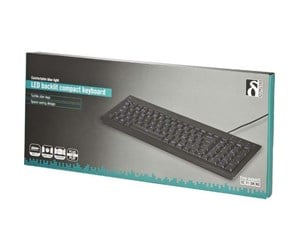 Tastatur - Deltaco TB-234 Keyboard Black - ND - Tastatur - Nordisk - Svart - TB-234