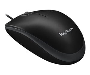 Mus - Logitech B100 Optical USB Mouse - Mus - Optisk - 3 knapper - Svart - 910-003357