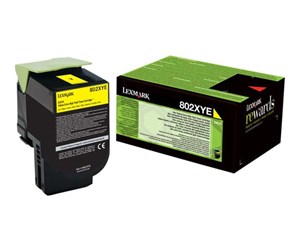 Printertilbehør blekk/toner - Lexmark Yellow toner cartridge - Laser toner Yellow - 80C2XYE