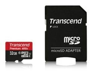 Minnekort - Transcend MicroSDHC UHS-I Premium - 32GB - TS32GUSDU1