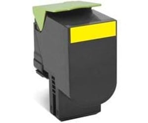 Printertilbehør blekk/toner - Lexmark 80C2SYE / Return Program Toner - Laser toner Yellow - 80C2SYE