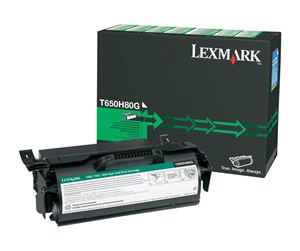 Printertilbehør blekk/toner - Lexmark T650H80G / High Capacity Black Toner - Laser toner Svart - T650H80G