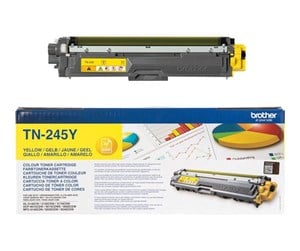 Printertilbehør blekk/toner - Brother TN245Y / TN 245Y Yellow Toner - Laser toner Yellow - TN245Y