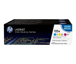 Printertilbehør blekk/toner - HP 125A / CF373AM 3-Pack Toner - Laser toner Colour (cyan, magenta, yellow) - CF373AM