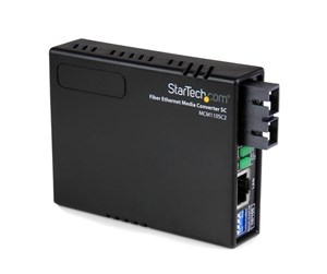 Repeater & Transceiver - StarTech.com 10/100 Multi Mode Fiber Ethernet Media Converter SC 2 km - MCM110SC2EU